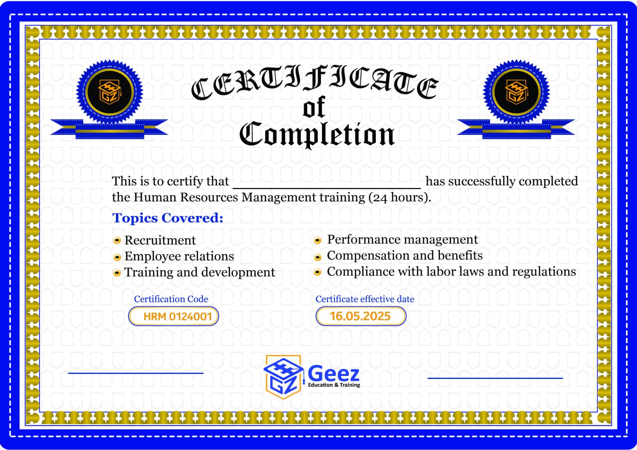Professional certificates