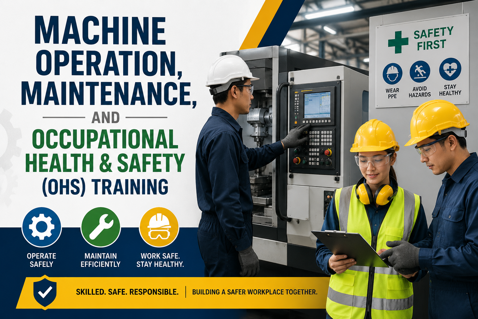 Machine Operation, Maintenance and OHS
