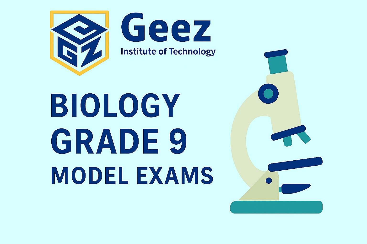 Biology Model exams for Grade 9