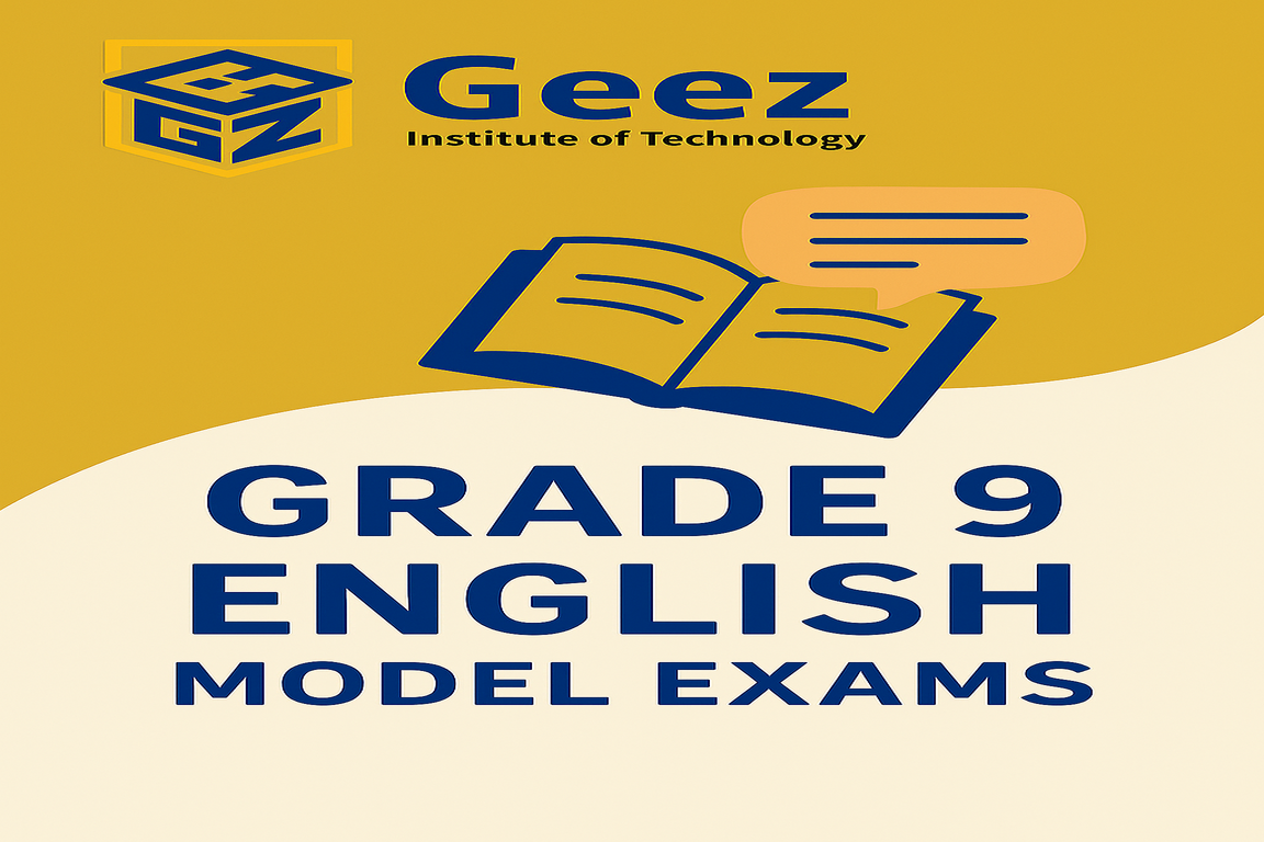English Grade 9 - Model Exams